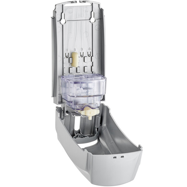 Dial DIA98583 EcoSmart 15 oz. Silver Manual Hand Soap / Amenity Dispenser