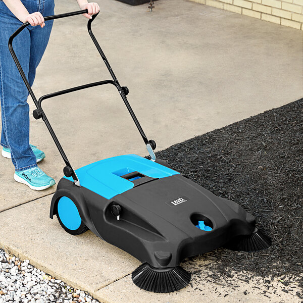 Lavex 32" 7.9 Gallon Outdoor Manual Sweeper