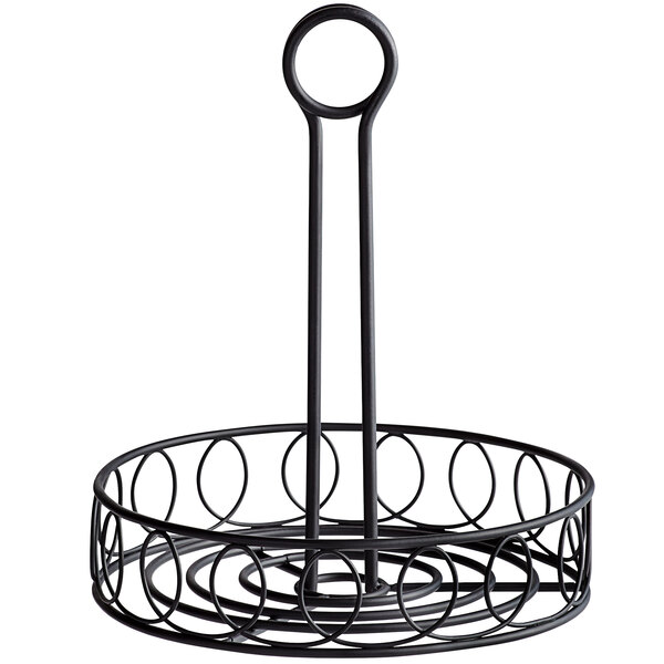 metal table condiment stand rack with