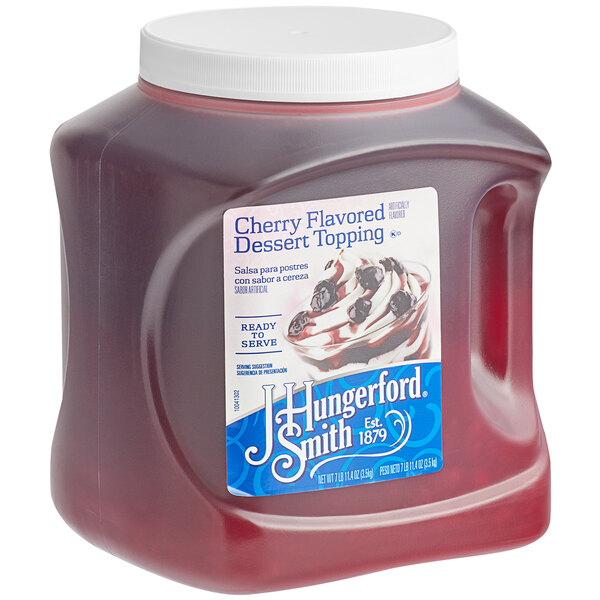 J. Hungerford Smith Cherry Dessert Topping 115 oz.