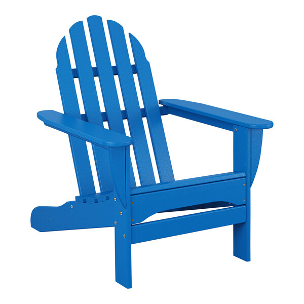 POLYWOOD AD4030PB Pacific Blue Classic Adirondack Chair