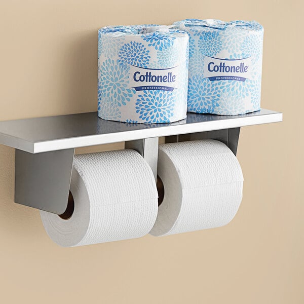 Cottonelle® Professional Individually-Wrapped 451 Sheet Toilet Paper Roll - 20/Case
