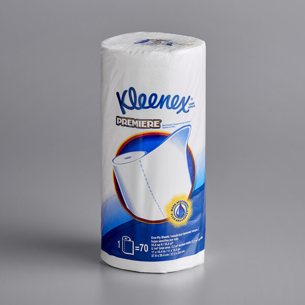 Kleenex® 1Ply Premiere Paper Towel Roll, 70 Sheets/Roll 24/Case