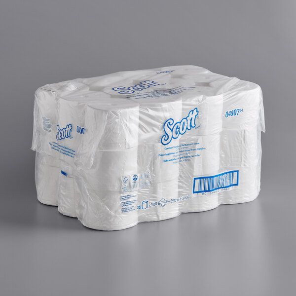 Scott® Essential Coreless 1000 Sheet 2Ply Toilet Paper Roll 36/Case