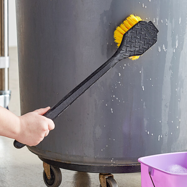 Quickie 226ZQK Bulldozer 20" Gong Brush with Poly Fiber Bristles