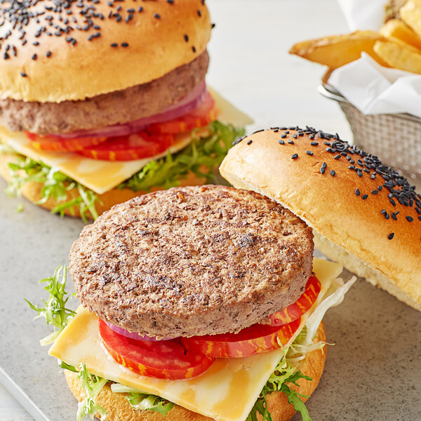 Wonder Meats Halal Burger Patty 6 oz. 27/Case