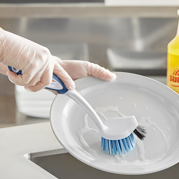Quickie 121MB Dish Brush with Microban Polypropylene Bristles