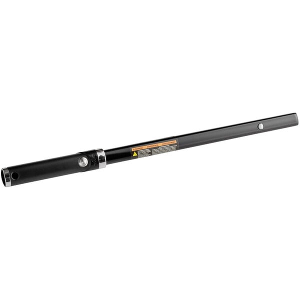 A black and silver Unger Stingray extension pole with a yellow label.