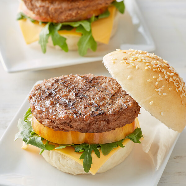 Wonder Meats Halal Burger Patty 4 oz. 40/Case