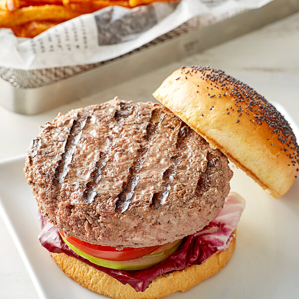 Wonder Meats Kobe Wagyu Burger Patty 10 oz. 16/Case