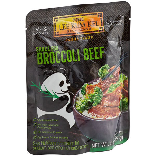 Lee Kum Kee Panda Brand Broccoli Beef Sauce 8 oz. 6/Case