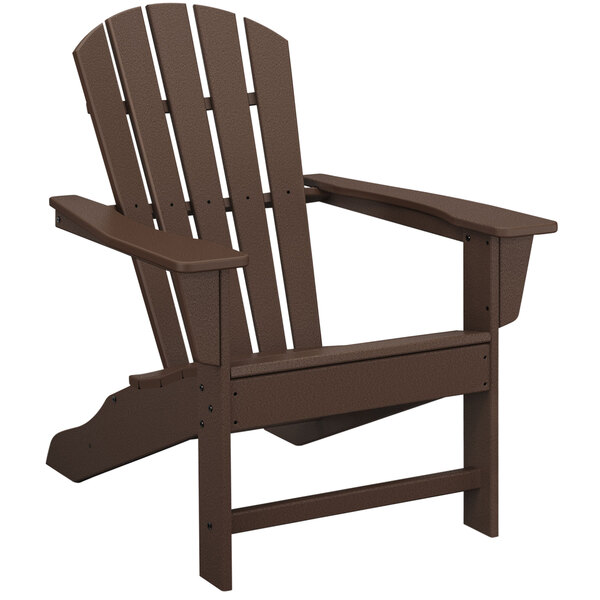 POLYWOOD Palm Coast Mahogany Adirondack Chair