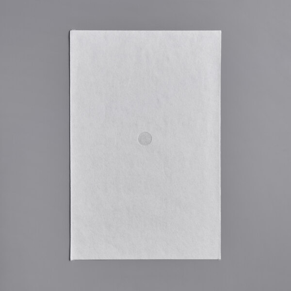 13 1/2" x 20 1/2" NonWoven Envelope Style Filter Paper with Center