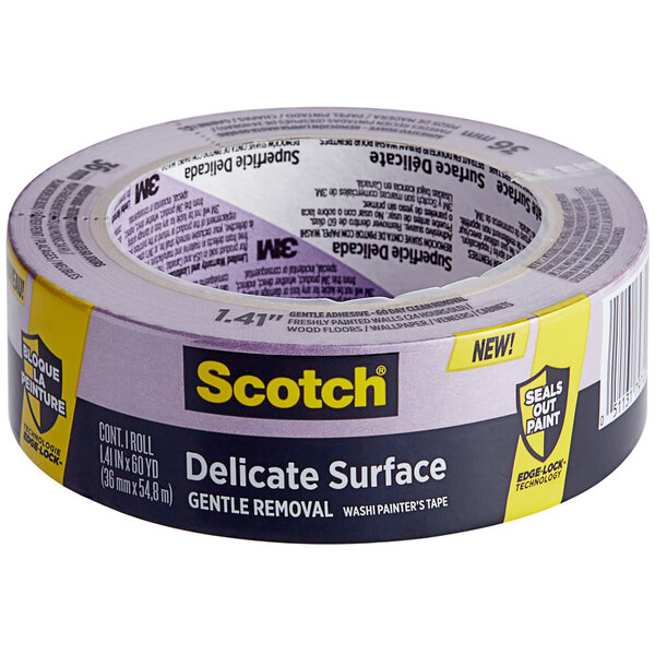 3M Scotch 1 3/8" x 60 Yards Purple Delicate Surface Painter's Tape 2080-24EC
