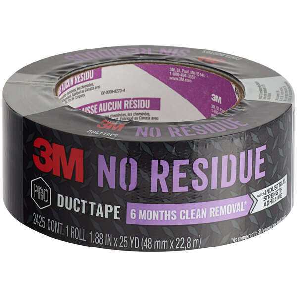3M 1 7/8" x 25 Yards No Residue Duct Tape 2425