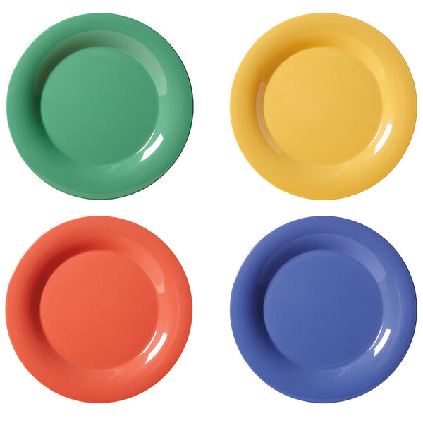 mardi gras melamine plates