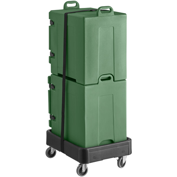 CaterGator Green Insulated Pan Carrier Kit with Two Front Loading 5-Pan ...