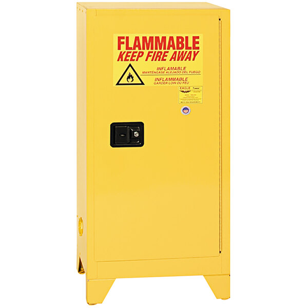 Eagle Manufacturing 16 Gallon Yellow Flammable Liquid Safety