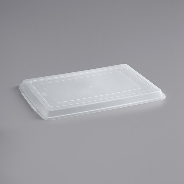 Half Size Aluminum Sheet Cake Pan with clear lid.