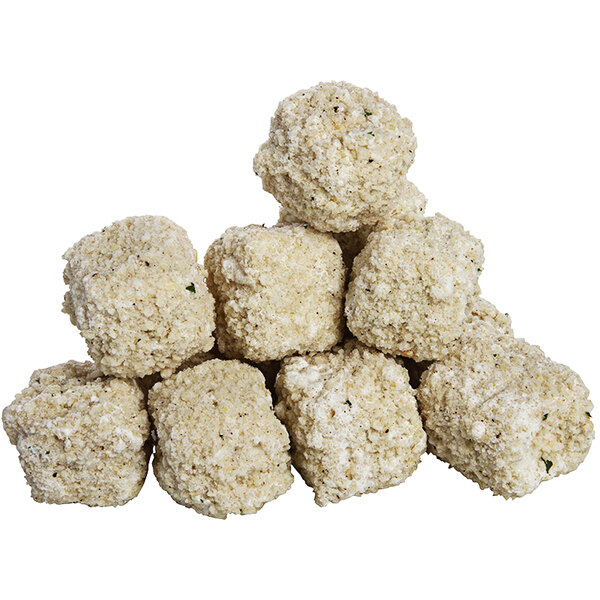 Breaded Hot Pepper Cheese Cubes, Frozen 4lb Bulk Case
