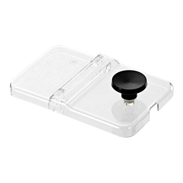 Server 87253 Clear Plastic Hinged Lid for 1/9 Size Jars