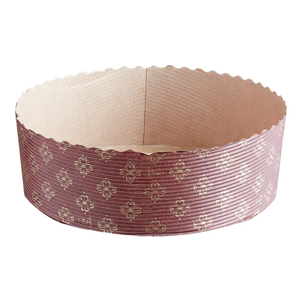 Decony 7-Inch Disposable Pie Pans - 20-Pack Brown & Gold Baking Molds