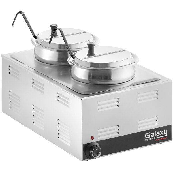Galaxy GW50E 12 x 20 Full Size Electric Countertop Food Warmer - 120V,  1200W