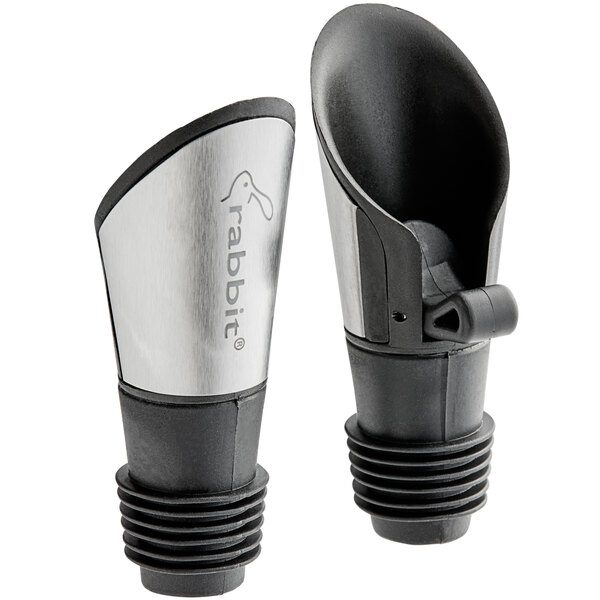 Rabbit Steel Wine Pourer / Stopper W6128N 2/Pack