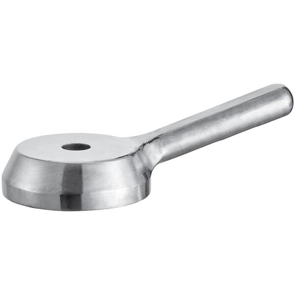 A stainless steel handle for Estella dough sheeters.