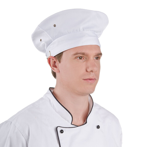 Chef Revival Customizable White Chef Beret