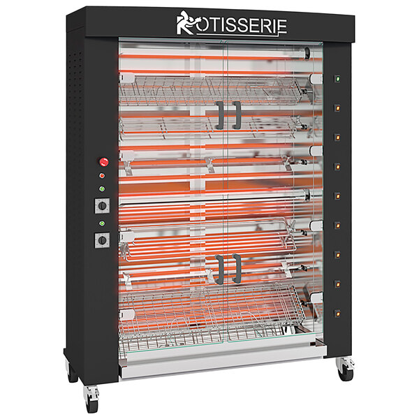 Rotisol-France FlamBoyant FB1400-8E SSP Electric Rotisserie with 8 Spits