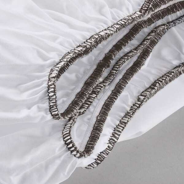 Oxford Superblend Microfiber Queen Size Fitted Sheet, 60" x 80" x 12" 24/Case