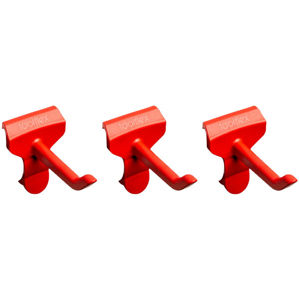 Toolflex Red Tool Hooks 3/Pack