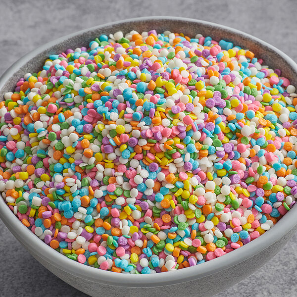 Regal Mini Pastel Confetti Sequin Sprinkles 5 lb.