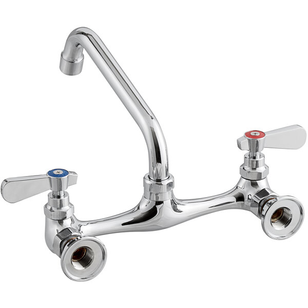 Regency Wall Mount Faucet with 8" Swing Spout, 8" Centers, and Install Kit