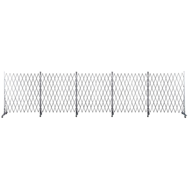 Versare 2042105 LockNBlock 30' Silver Collapsible Security Gate