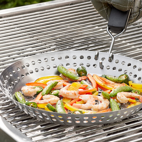 Outset Cast Iron Shrimp Grill Pan