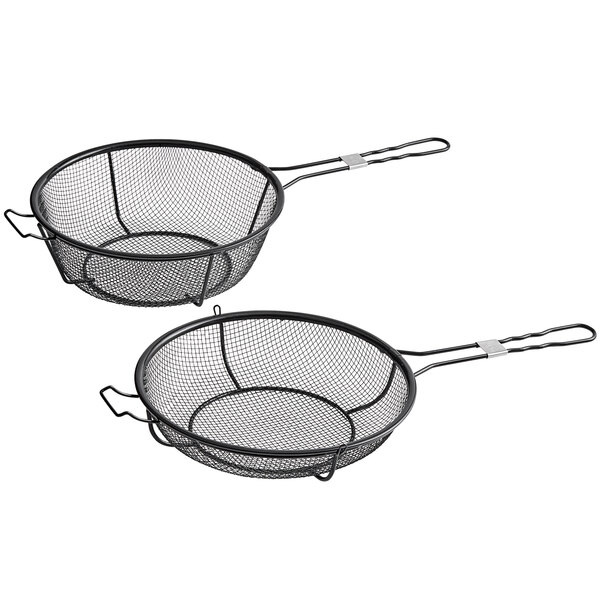 Outset® QD77 11 3/4" Diameter 3in1 NonStick Grill Basket and Skillet