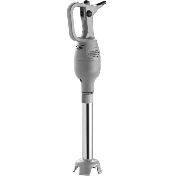 A grey Sirman Ciclone immersion blender.