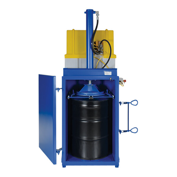 Vestil Hydraulic Drum Crusher / Compactor 25" x 25" x 35 3/4" Chamber