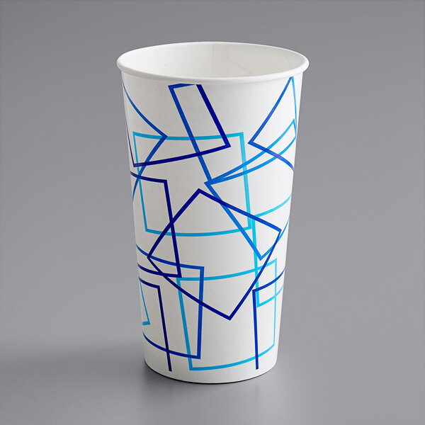 Choice 22 oz. Poly Paper Cold Cup - 1000/Case