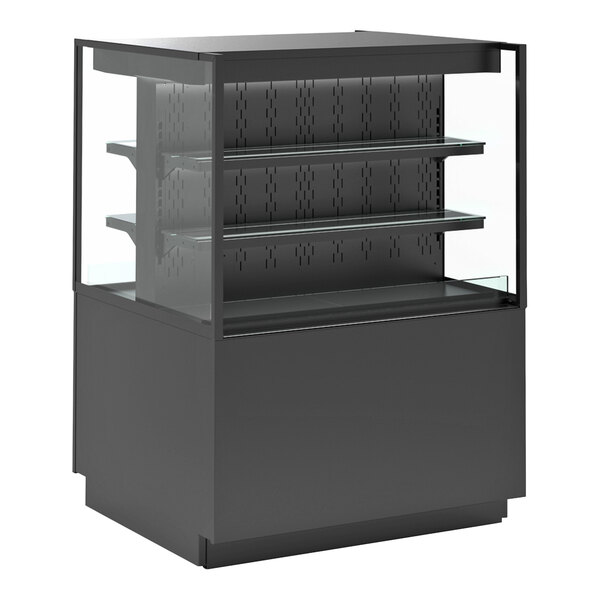 Structural Concepts NR3647RSSV2 Reveal 36" Dual-Sided Refrigerated Self-Service Display Case with Two Shelves