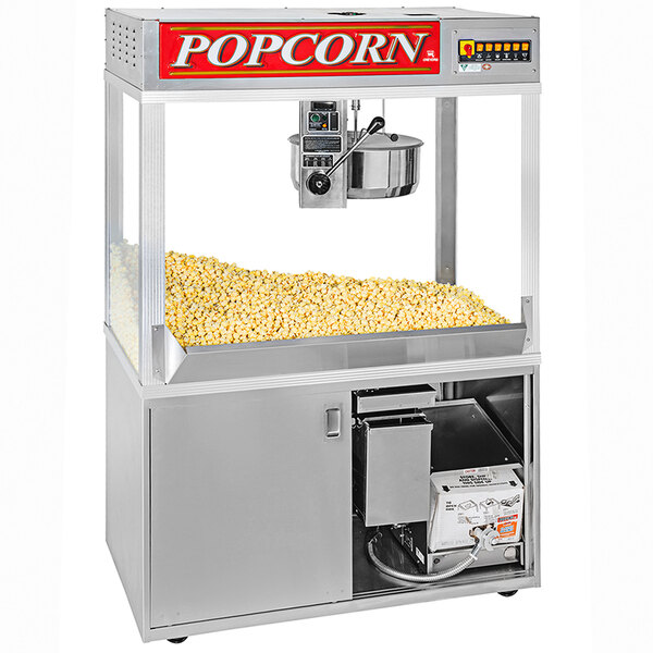 Cretors Mach 5 M532D1E41OXCSS 4 ft. 32 oz. Floor Model Popper with