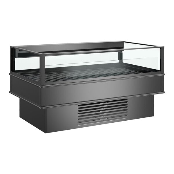 Structural Concepts MI46R Oasis 74" Refrigerated Self-Service Mobile Island Air Curtain Merchandiser - 208/240V