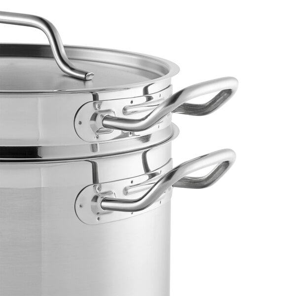 Ovente 4.8 Quart Stovetop Stainless Steel Pasta Pot with Strainer Lid &  Locking Feature, Easy Storage