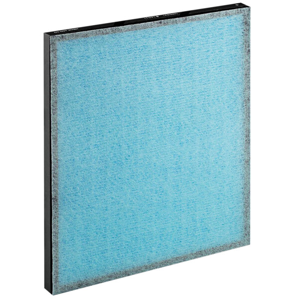A close-up of a Bissell HEPA air filter with a black frame.