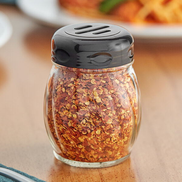 Great Credentials Shaker In Vetro Con Tappo Metallico Forato: Per Formaggio Grattugiato O Pepe, Capacità 6 Oz, Lavabile In Lavastoviglie - 2