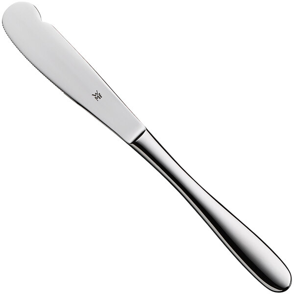 A WMF by BauscherHepp Sara stainless steel bread and butter knife with a silver handle.