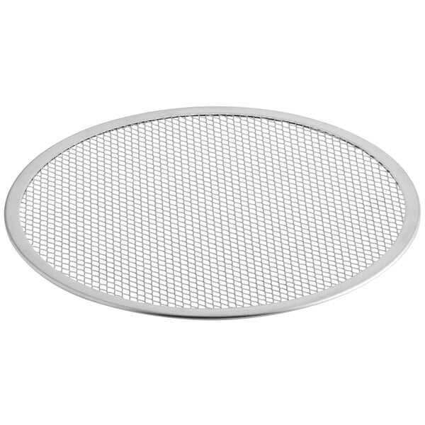 12 inch silver 6 probeninmappx Round Mesh Pizza Screen Baking Thin baking screen pizza Crust Tray Mesh Aluminum Wire Pan Pizza Baking Tool 