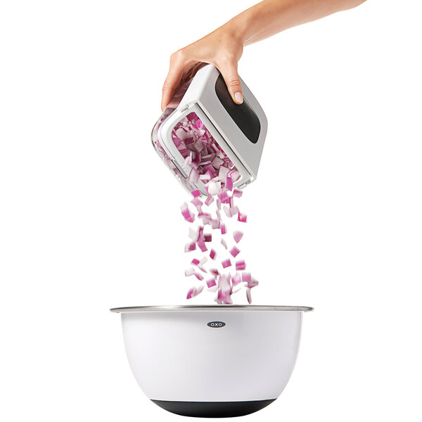 OXO 11122600 Good Grips Manual Vegetable Chopper with EasyPour Opening